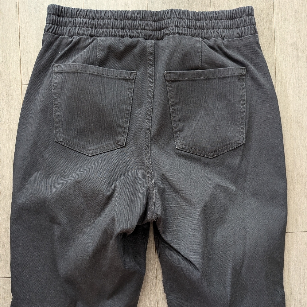 Spanx gray twill moto jogger pants size large - Picture 11 of 12